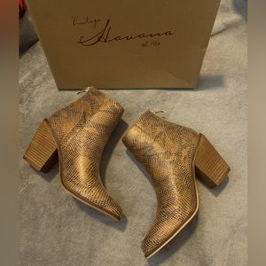 ❤️‍🔥Vintage Havana Rook Bootie❤️‍🔥